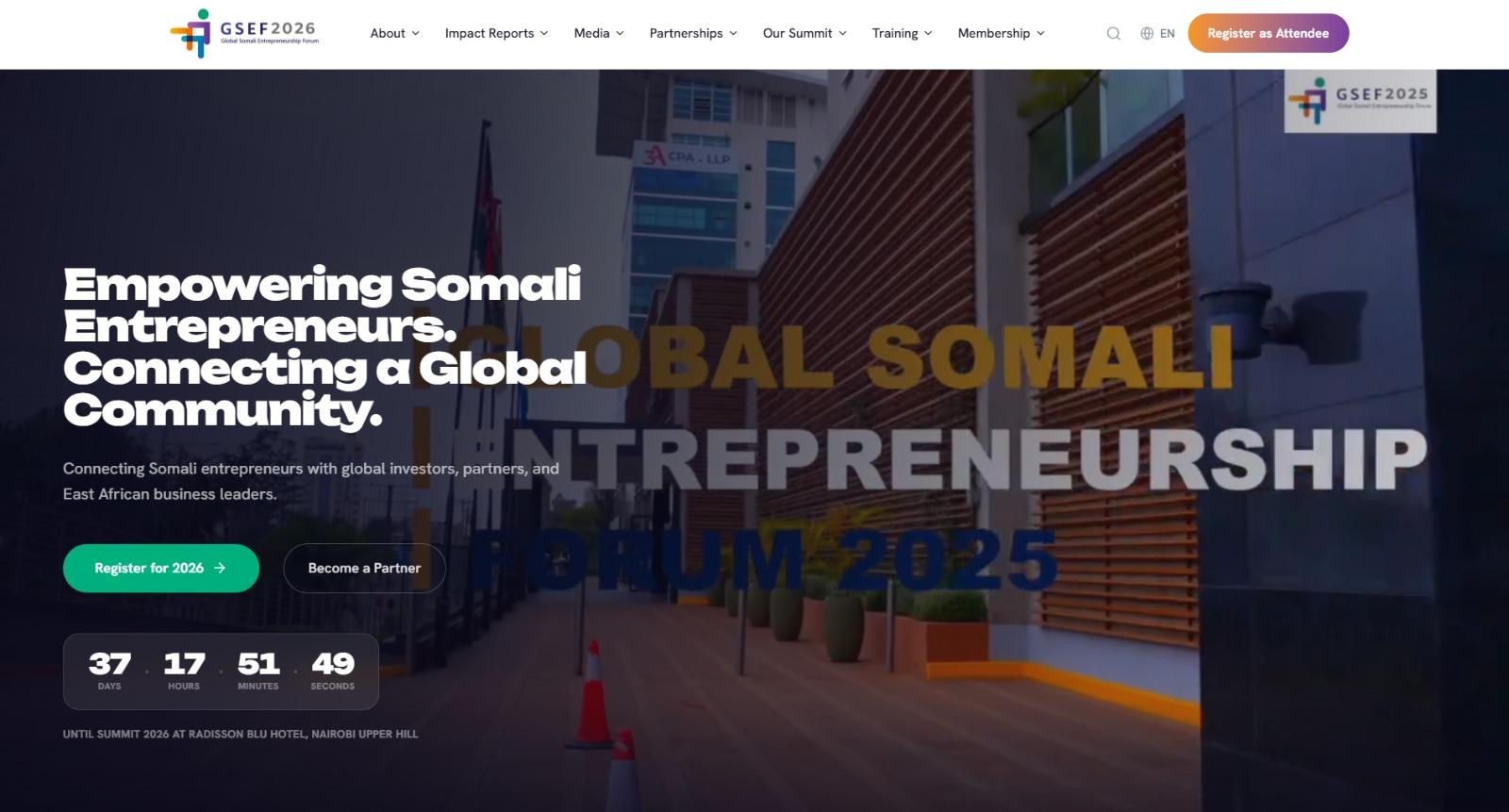 GSEF, Events · Website + Ticketing System